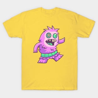 Purple Monster with Green Belt T-Shirt